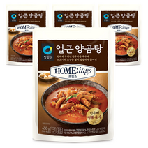 청정원 호밍스 얼큰양곰탕, 450g, 4개