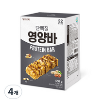 엄마사랑 단백질 영양바, 550g, 4개