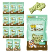 뽀로로펫 고양이 스낵 40g, 12개, 참치 + 페퍼민트 혼합맛