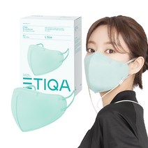 에티카 에어라이트 라운드 마스크 대형 민트, 10개입, 1개