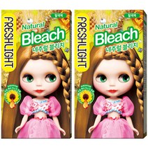 프레쉬라이트 네추럴 블리치 탈색제 1제 40g + 2제 80ml, 2개