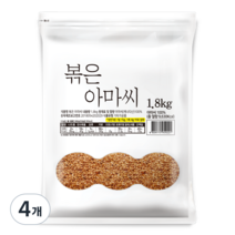 대구농산 볶은 아마씨 봉, 1.8kg, 4개