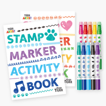 마이리틀타이거 스탬프마커 2종 + 액티비티북 2종 세트