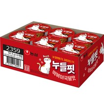 누들핏 떡볶이 국물맛 50.4g, 6개