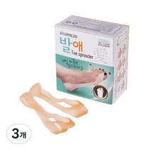 발가락 변형 발가락교정기 발애1SET 스킨L, 3개