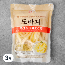 친정엄마 깐도라지, 450g, 3개