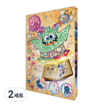 신우리테일 12색 환상동물 모자이크 마스킹테이프 키트 엄마표 미술놀이 테이프12개+도안12장, 혼합색상, 2세트