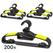 데코즈인 하트 논슬립 옷걸이, 그린, 200개