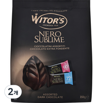 위토스 네로 서브라임 다크 초콜릿, 350g, 2개
