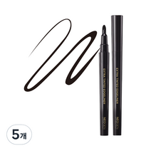 네오젠 엑스트라 틴티드 엣지 아이라이너 0.7g, 01블랙, 5개