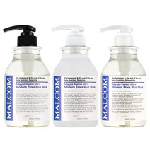 말콤 모던 플로라 블루머스크 샴푸 520ml + 트리트먼트 520ml + 바디워시 520ml, 1세트