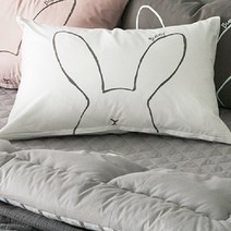 쉬즈홈 버니 순면 디자인 베개커버