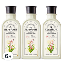 허브마리 섬유유연제 오키드 힐, 1L, 6개