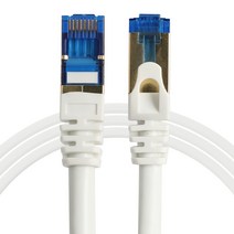 애니포트 플러스 프리미엄 고급형 랜선 SFTP 3M CAT8, 화이트, 2개