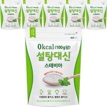 바이오믹스 설탕대신 스테비아 에리스리톨 설탕, 400g, 6개