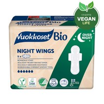 뷰코셋 바이오 나이트윙 대형 생리대 날개형, 패드형, 9개입, 1팩