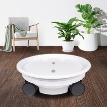 화분월드 원형 이동식 화분 받침대 모던 베이직, 9호