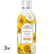 르샤트라1802 실내건조 고농축 섬유유연제 선플라워, 1L, 3개