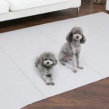 딩동펫 애견 미끄럼방지 매트, 앞면(마블대리석 화이트), 뒷면(그레이)