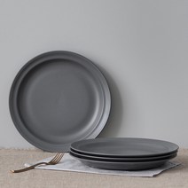 보울보울 볼볼오리진 디너플레이트 27cm 차콜그레이, 4개입, 단품