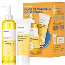 마녀공장 퓨어 클렌징 오일 250ml + 딥 클렌징 폼 100ml 세트, 1세트