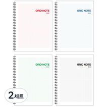 아이엠노트 위드나 4mm 그리드 PP노트 4종 세트 80-0041, 랜덤발송, 2세트