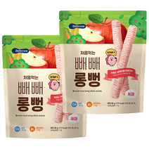 베베쿡 처음먹는 빼빼롱뻥 30g, 사과, 2개