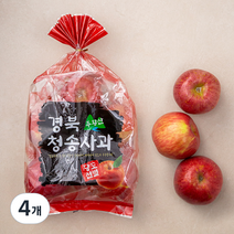 다조은 청송 주왕산 당도선별 사과, 1.5kg(6~7입), 4개