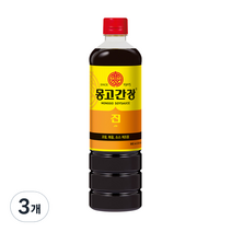 몽고간장 진간장, 900ml, 3개