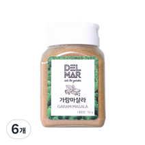 딜리셔스마켓 가람마살라 향신료 소형, 50g, 6개