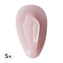 체리하우스 국산 실리콘 뷰티 클렌징 브러쉬, 핑크, 5개