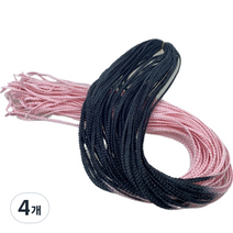 알로데 스트레이트 드레드 부분가발 75cm, TYPE 10, 4개