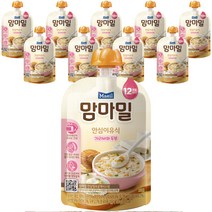 맘마밀 안심이유식 12개월, 가리비와 두부, 10개입