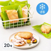 브랜드닭 건강한 플러스 훈제 닭가슴살 (냉동), 100g, 20개