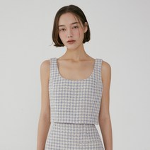 제이에스엔와이 여성용 Classy Check Mini Top JWBL2E903