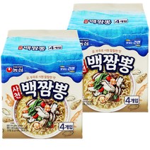 농심 사천백짬뽕, 8개, 94g, 8개