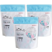 한스웰 시치미쓱 고농축 올인원 캡슐세제 드럼일반세탁용, 3개, 30개입