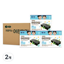 베베쿡 처음 먹는 어린이 김 순수, 김맛, 45g, 2개