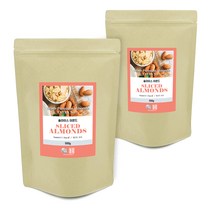 견과공장 프리미엄 아몬드 슬라이스, 500g, 2개