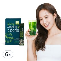 에이치엘사이언스 유기농 새싹보리 2100 착즙 분말, 30.8g, 6개