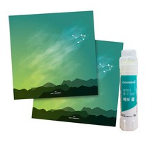 꼼꼬미 12 별자리 메모지 2p + 재접착풀, 천칭자리, 1세트