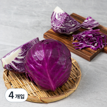 곰곰 국내산 적양배추, 800g, 4개