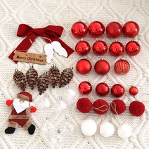 조아트 크리스마스트리 라비앙로즈 장식세트, 혼합색상