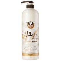 과일나라 밀크퐁당 우유 바디로션 파우더향, 1L, 1개