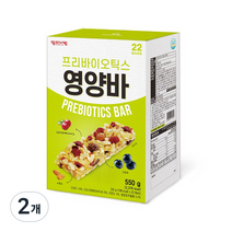 엄마사랑 프리바이오틱스 영양바, 550g, 2개