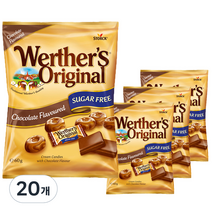 스톡 웨더스 오리지날 무설탕 초코맛 캔디, 60g, 20개