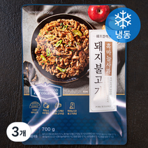 쉐프컬렉션 신세계푸드 흑마늘사과 돼지불고기 (냉동), 700g, 3개