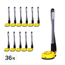 델리 스마일 데스크 부착볼펜 0.5mm E6793, 블랙, 36개