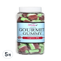 수박 젤리, 500g, 5개
