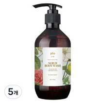 플루 퍼퓸드 스파 스크럽 바디워시 플뢰르 솝, 5개, 500g